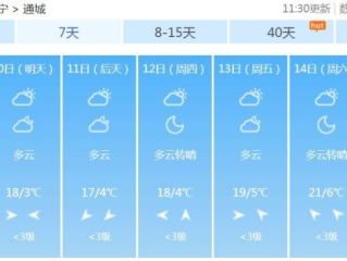 通城天气的简单介绍