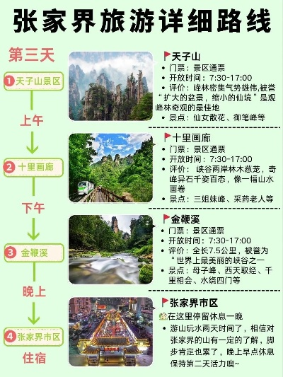 张家界旅游攻略,探秘仙境,三天两夜深度游全指南 张家界旅游攻略,探秘仙境,三天两夜深度游全指南