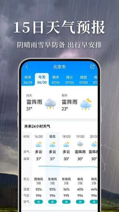 当准天气下载安装，掌上气象，预见未来