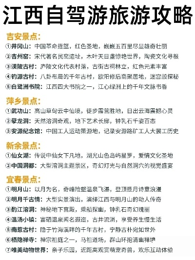 江西旅游必去十大景点,探寻赣鄱大地的人文与自然之美 江西旅游必去十大景点,探寻赣鄱大地的人文与自然之美